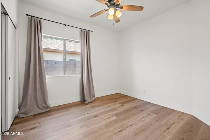 Spacious rooms