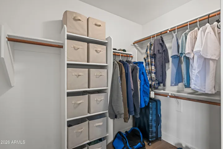 Large walk-in closet