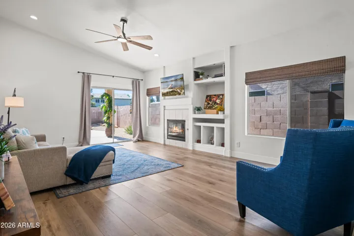 Newer LVP flooring and window treatments throughout
