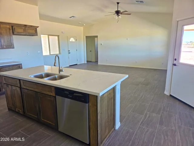 Actual home - Kitchen/Living area