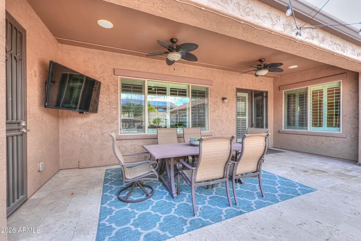 Covered Back Patio w/Commercial Grade Misters