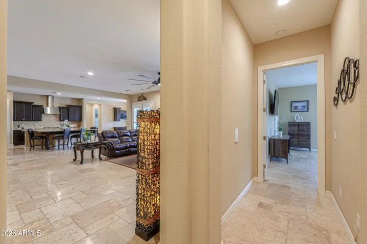 Split Hallway to Master Bedroom