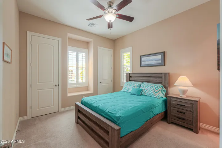 Bedroom #5 w/2-Closets & En-Suite Bath