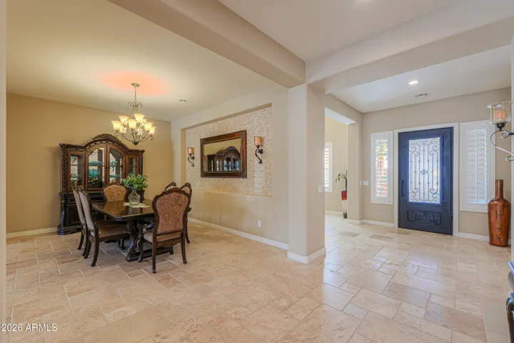Formal Dining to Entry