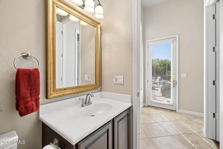 Close to pool door