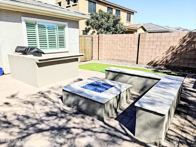 Fire Pit Seating Area
