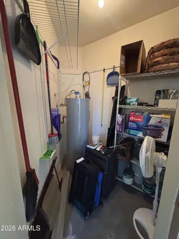 Storage Closet in West Patio