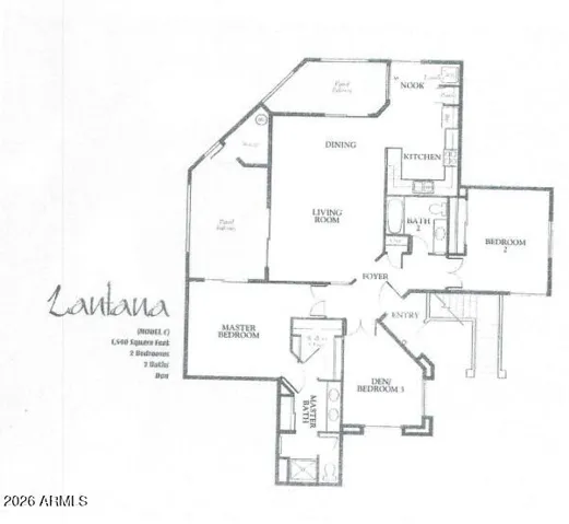 3bedrooms or 2+Den