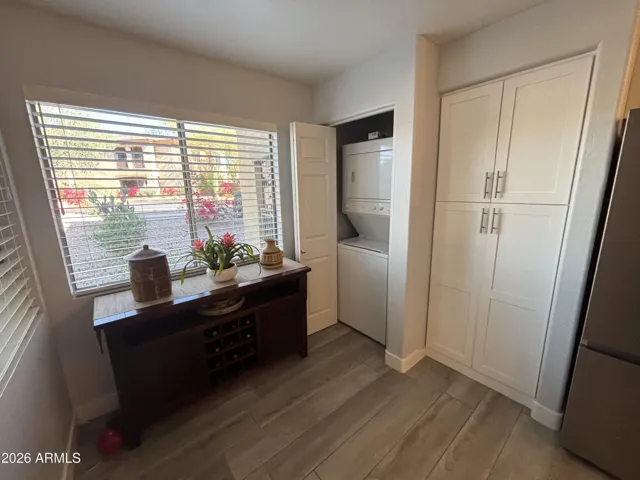 Kitchen Table Area if desired. Stacked laundry included!