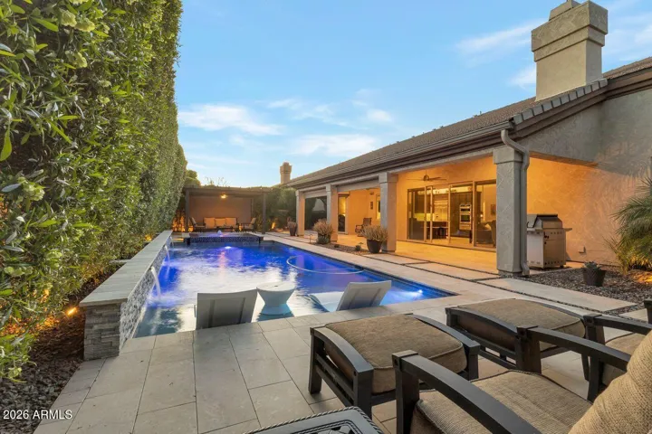 New aluminum shade structure expands outdoor living.