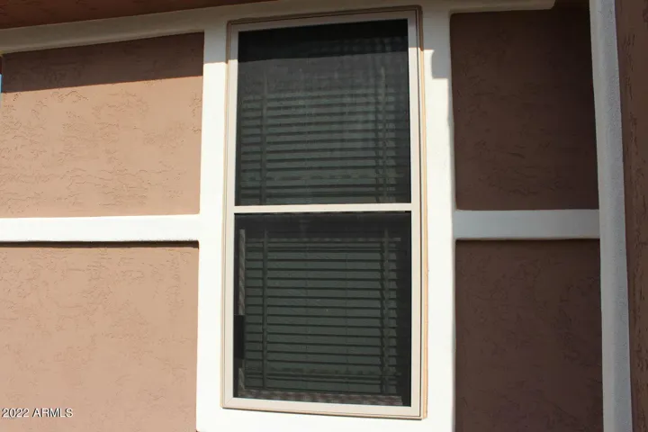 Front first floor window has a steel safety frame for added security!