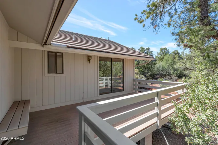 Master bedroom deck