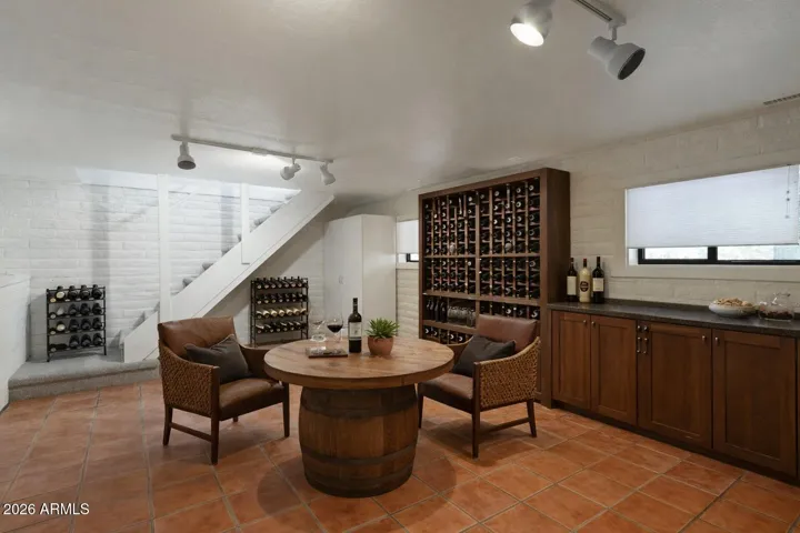 Staged basement