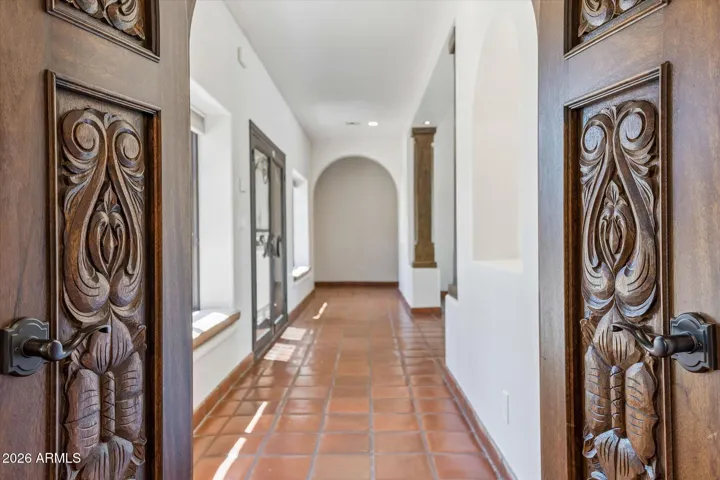 Custom Carved Entry Doors