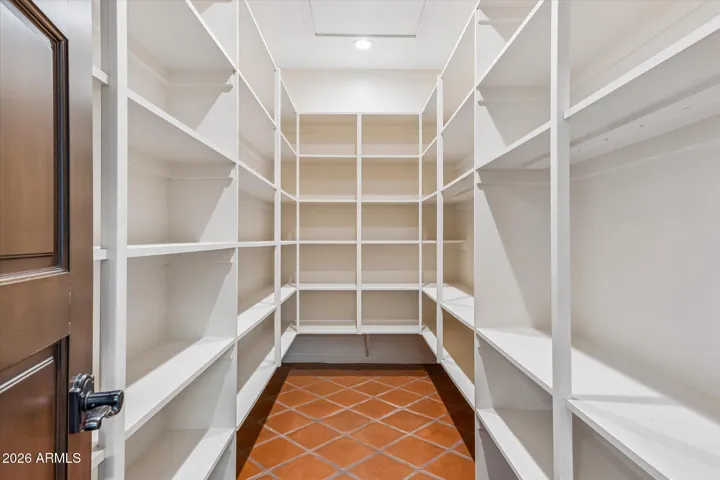 Expansive Walk-In Pantry