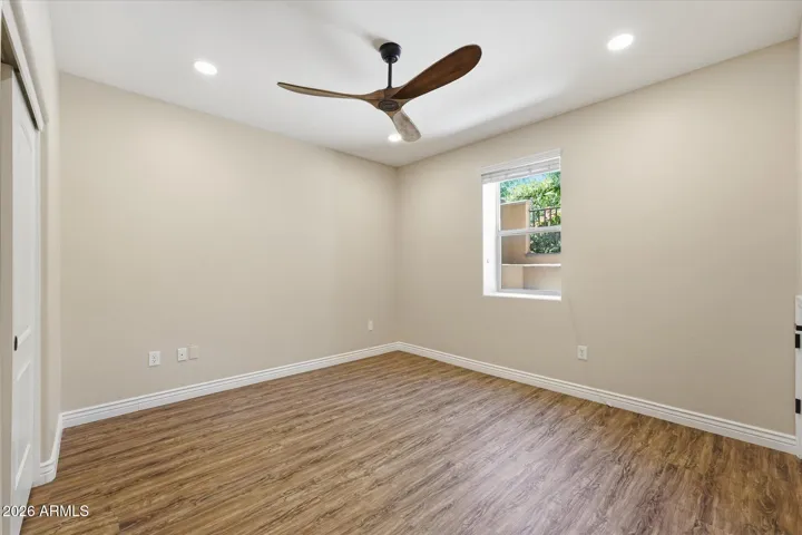 This is located on the bottom floor, great access to the laundry and garage. Could easily be an office.