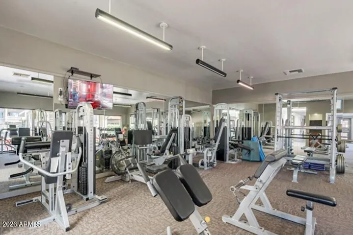 Great gym with everything you need on site!