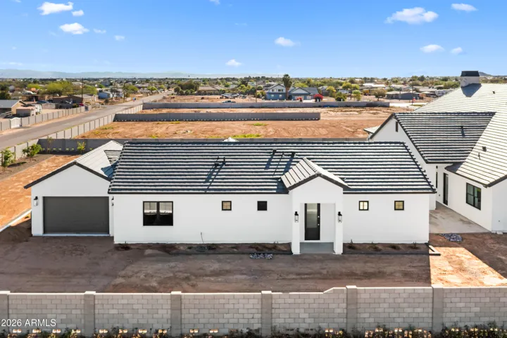 The 1200 Sqft Guest House has an oversized single car garage.