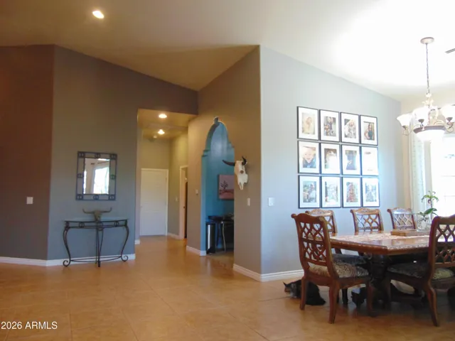 Dining, Kitchen Hall to Garage. Additional space