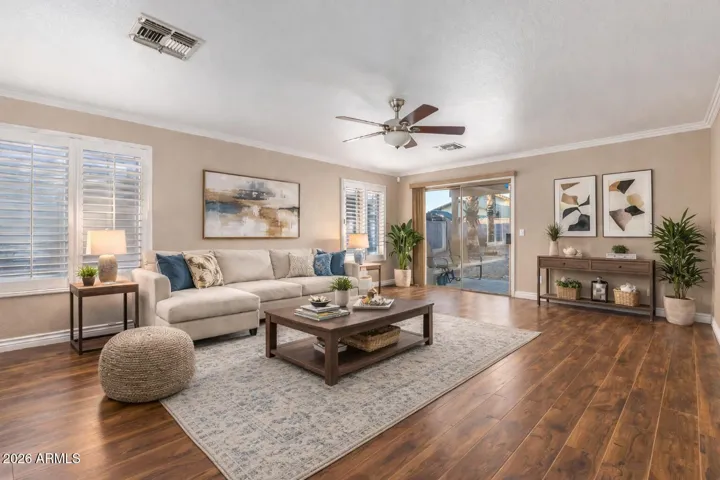 Living room Virtually Staged