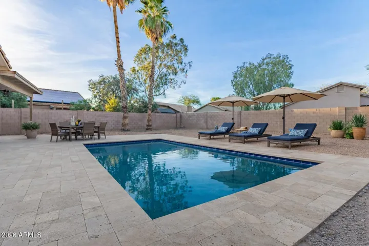 Backyard Virtually Staged
