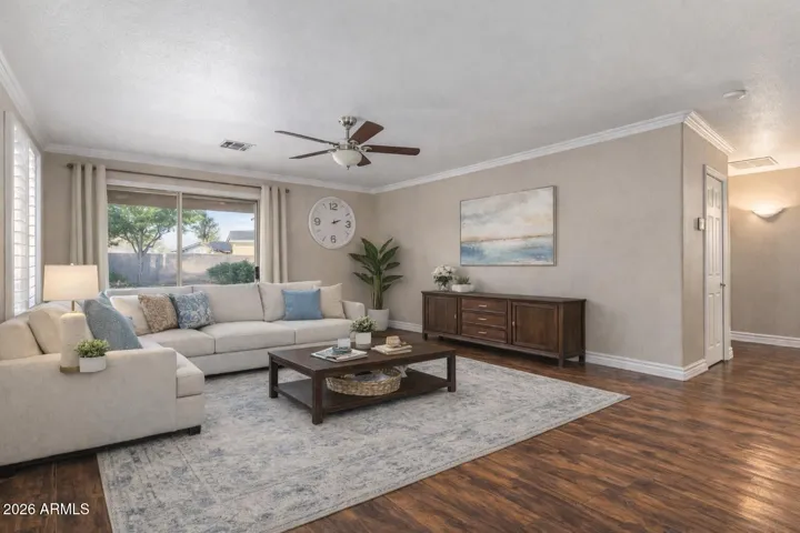 Living room Virtually Staged