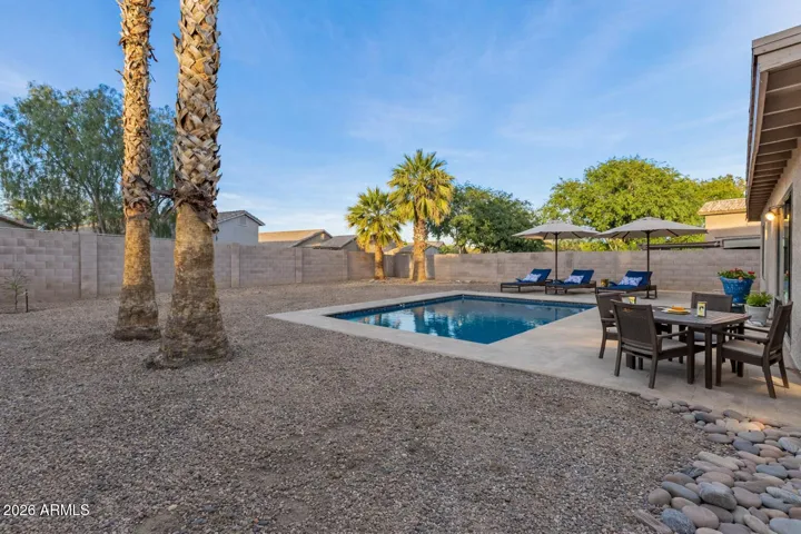 Backyard Virtually Staged