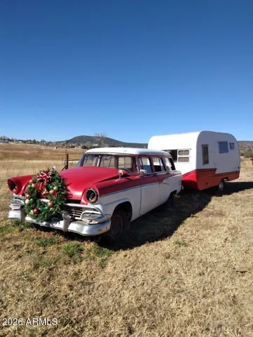 1956 Ford Station Wagon & Trailer