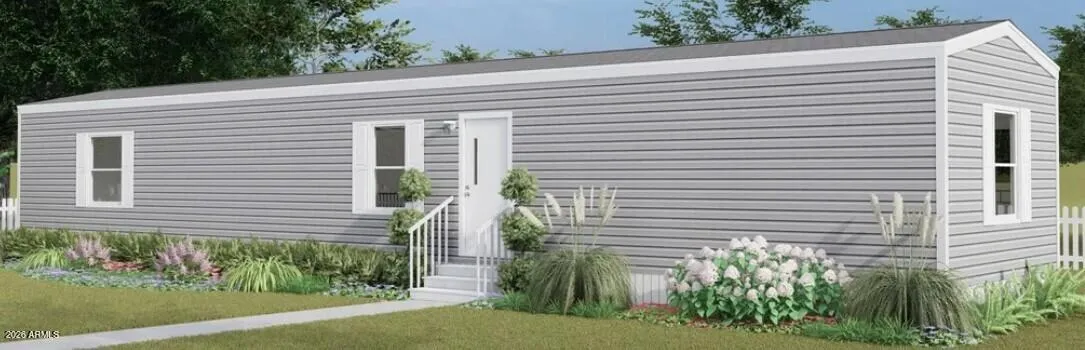 AI Model Pic - Actual Home Will Vary - Actual Lot is Natural Desert Not Grass and Trees.