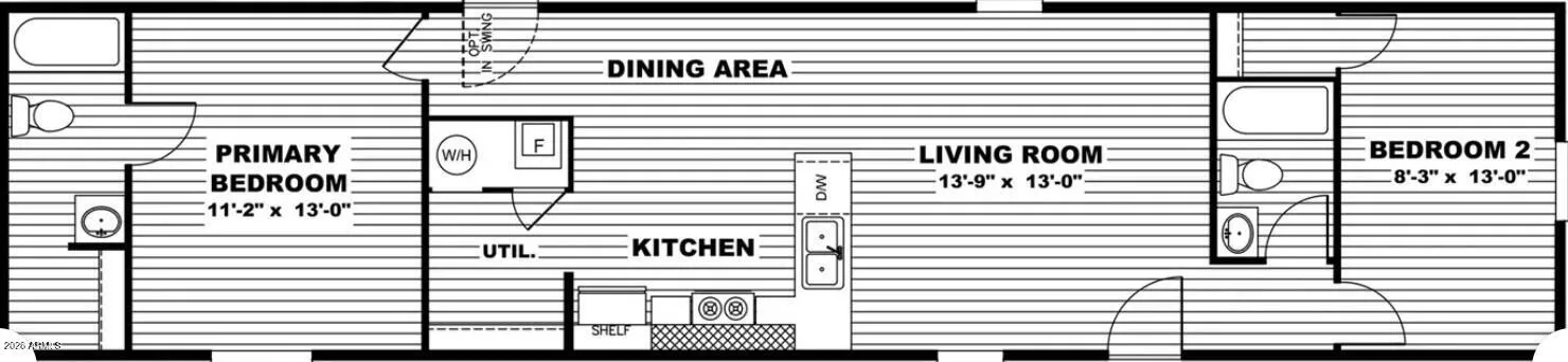 **3 bed available** Model Floor plan -Actual may vary