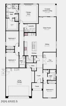 Additional Highlights Include: Gourmet kitchen, engineered marble super shower at primary bath, paver front porch/driveway/entry/walk, and garage service door.