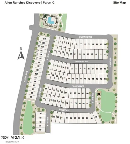 Allen Ranches Discovery Site Map