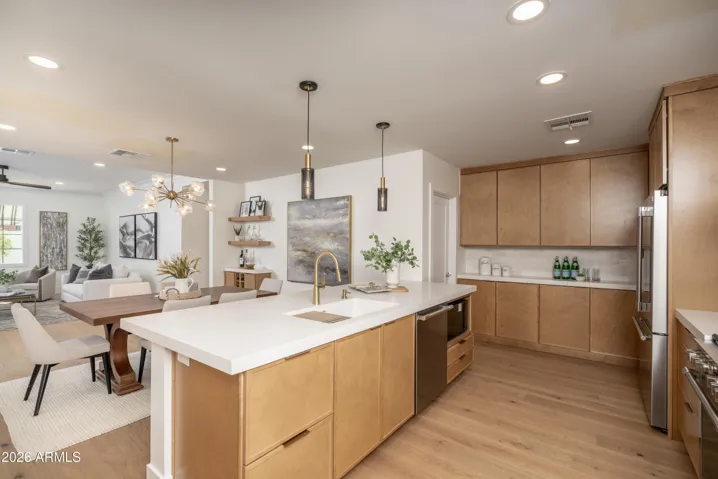 Kitchen and Dining with Walk in Pantry