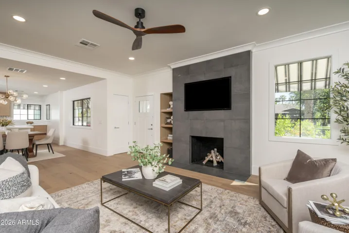 Family Room with Fireplace