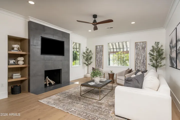 Family Room with Fireplace