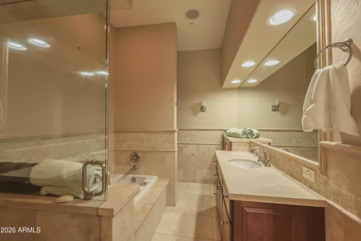 Bathroom 2 with Glass Shower