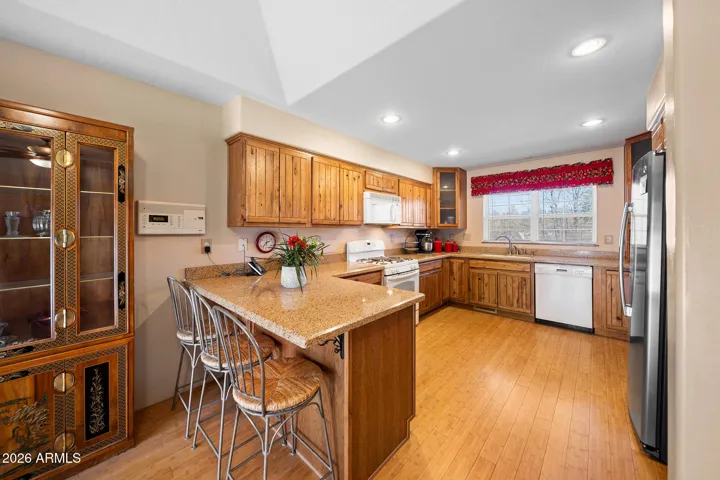 Tons of cabinet and countertop space