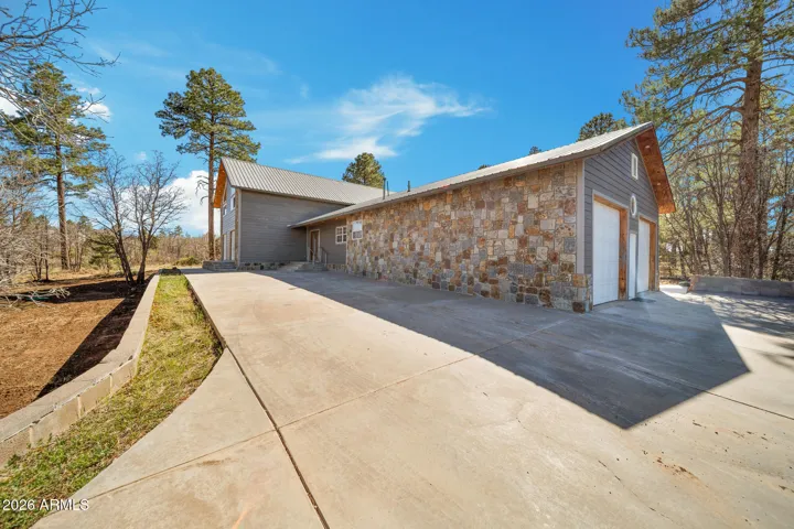 Front of house/garage