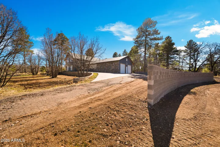 Driveway to home
