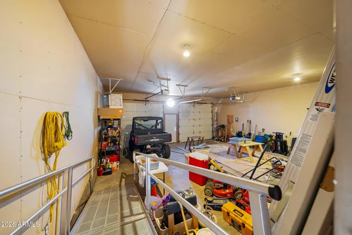Ramp in garage to house