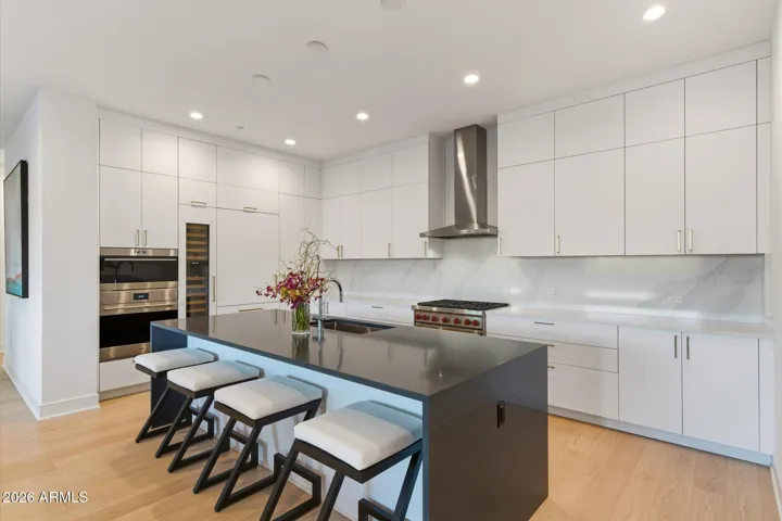 Chef's kitchen with Wolf and Sub-Zero appliances