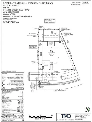 31554 N Goldfield Road Preliminary Plot Plan