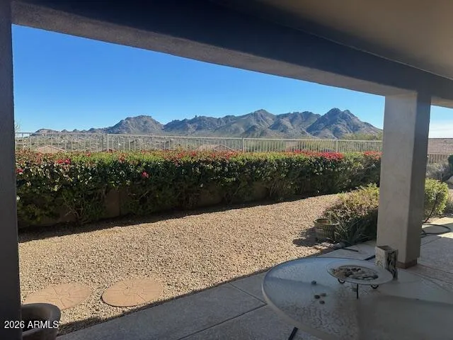 Step through the bedroom door to an extended private patio with mountain views to die for. Can you see yourself relaxing here at the end of the day? Ahhhhh........