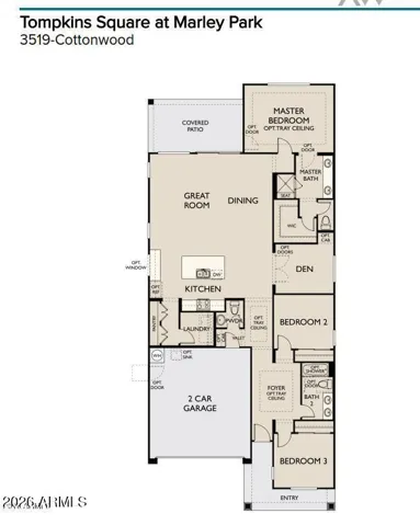 Floorpan (But Flipped. Garage is on right side)
