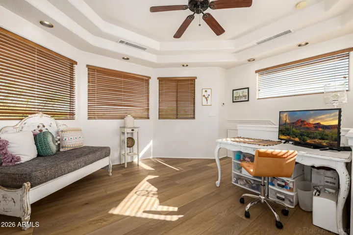 this room is accessible from a different staircase than the ones that lead to the upstairs master and bedroom 4
