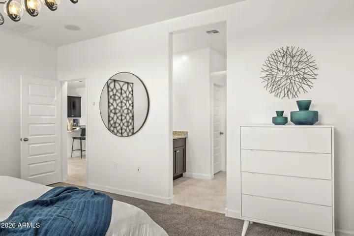 Photos of former model home to show layout-options will vary