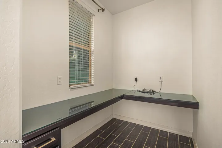 WORK SPACE OFF OF DINING AREA