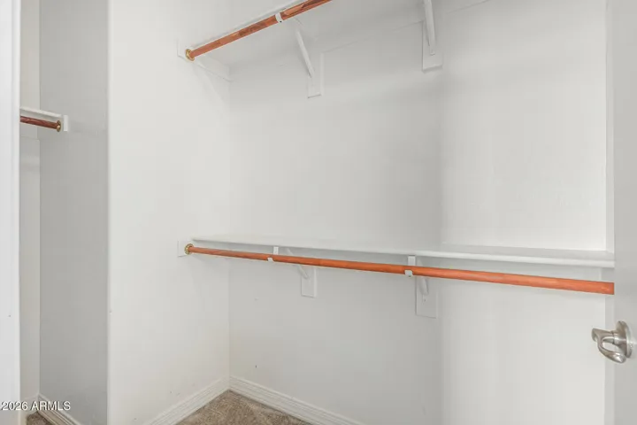 SECONDARY BEDROOM 1 WALK-IN CLOSET UPSTAIRS
