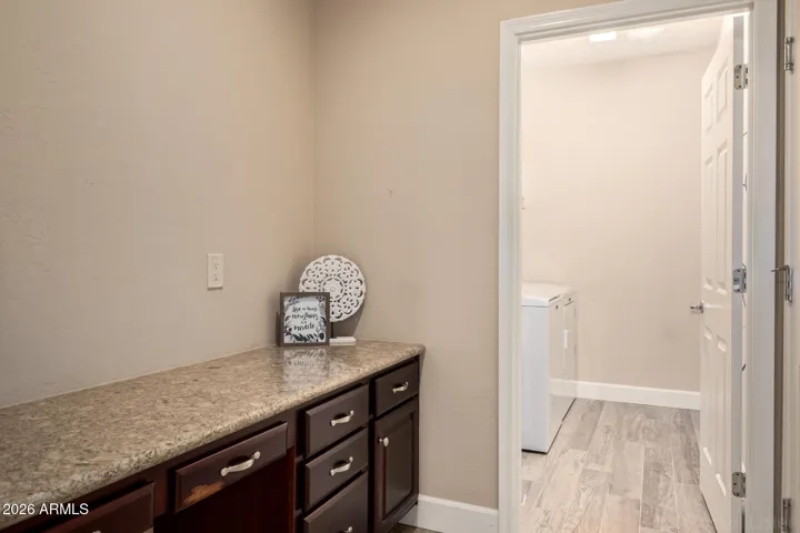 Valet off Garage and Laundry Room