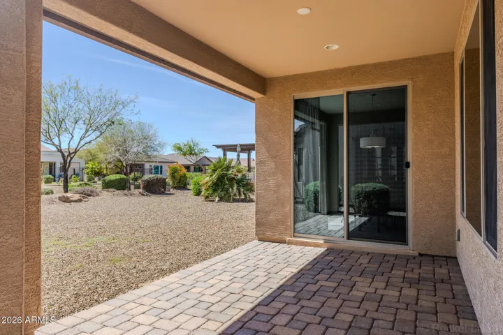 Covered Patio with Pavers
